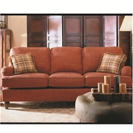 Traditional Sofa With Welting